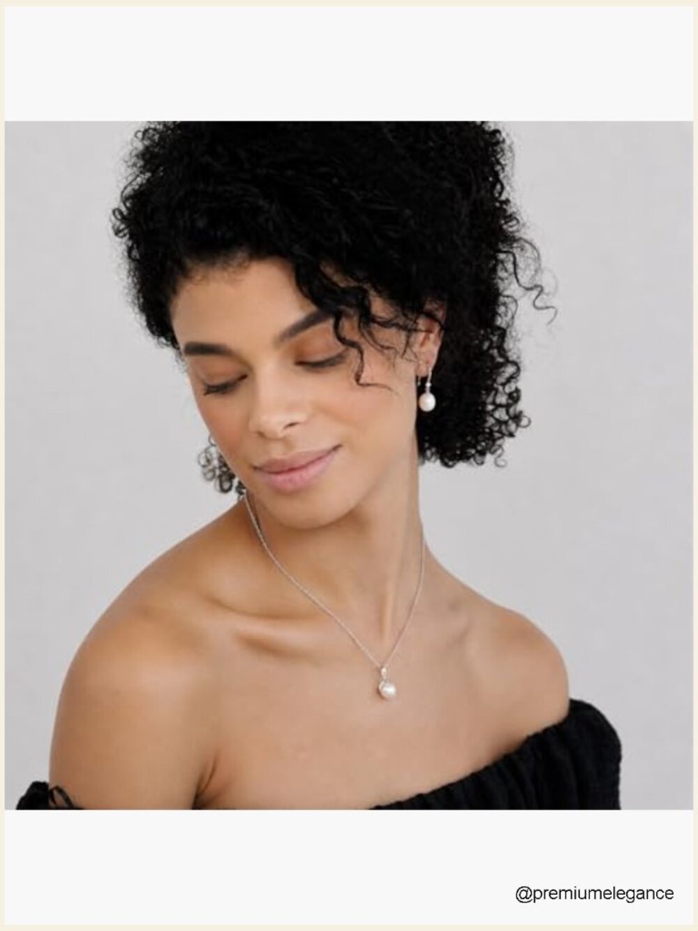 Genuine AAA Freshwater Pearl Dangle Earrings 14K Gold Plated Sterling Silver - Picture 2 of 7